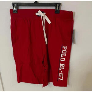 Polo Ralph Lauren Sleepwear Lounge Sleep Shorts Red Sz L NWT